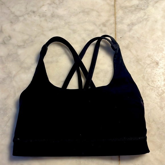 Lululemon size 2 black sports bra - Picture 3 of 3